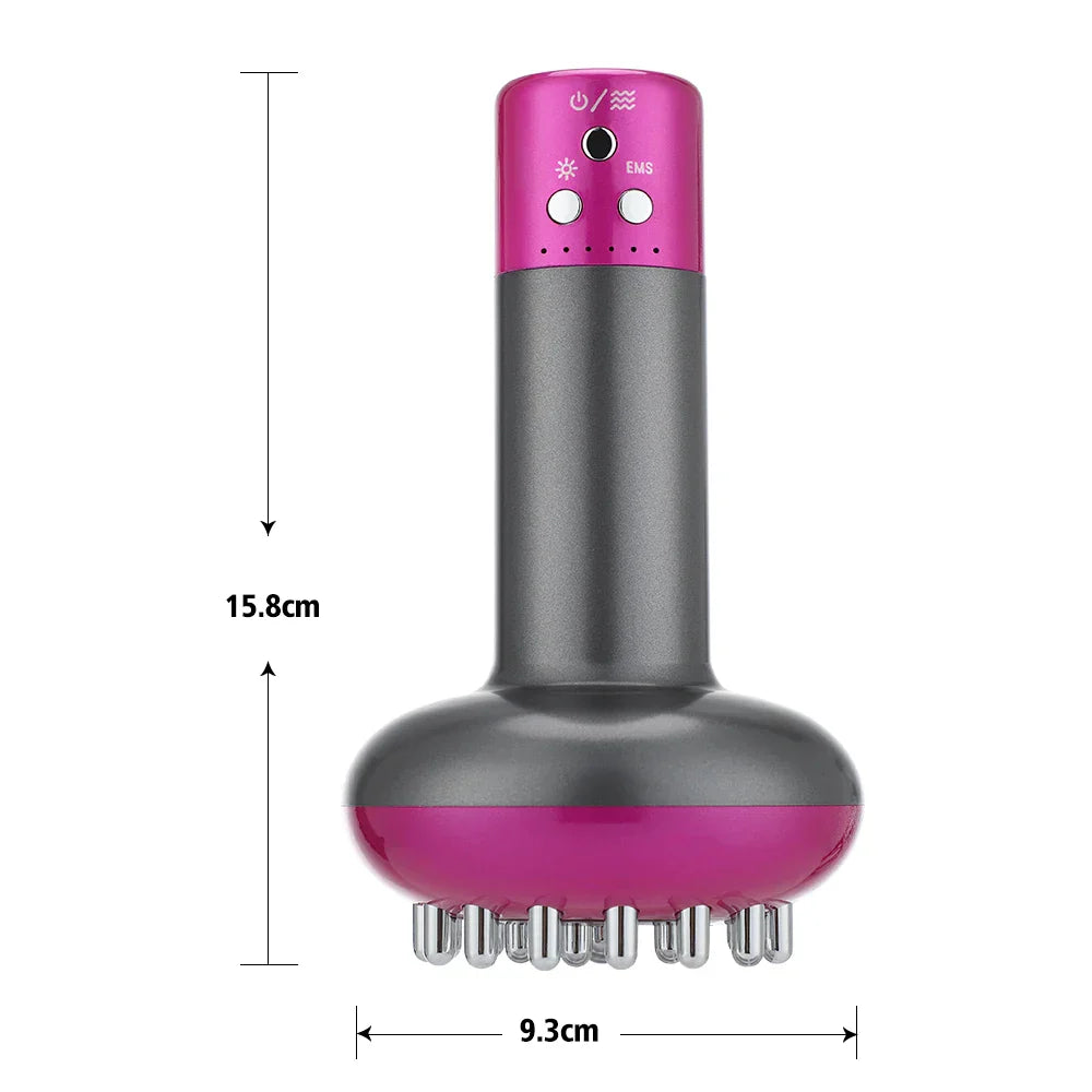 Rechargeable Guasha Massager with Heat, Body Shaping, Lymphatic Detox, Fat Burning