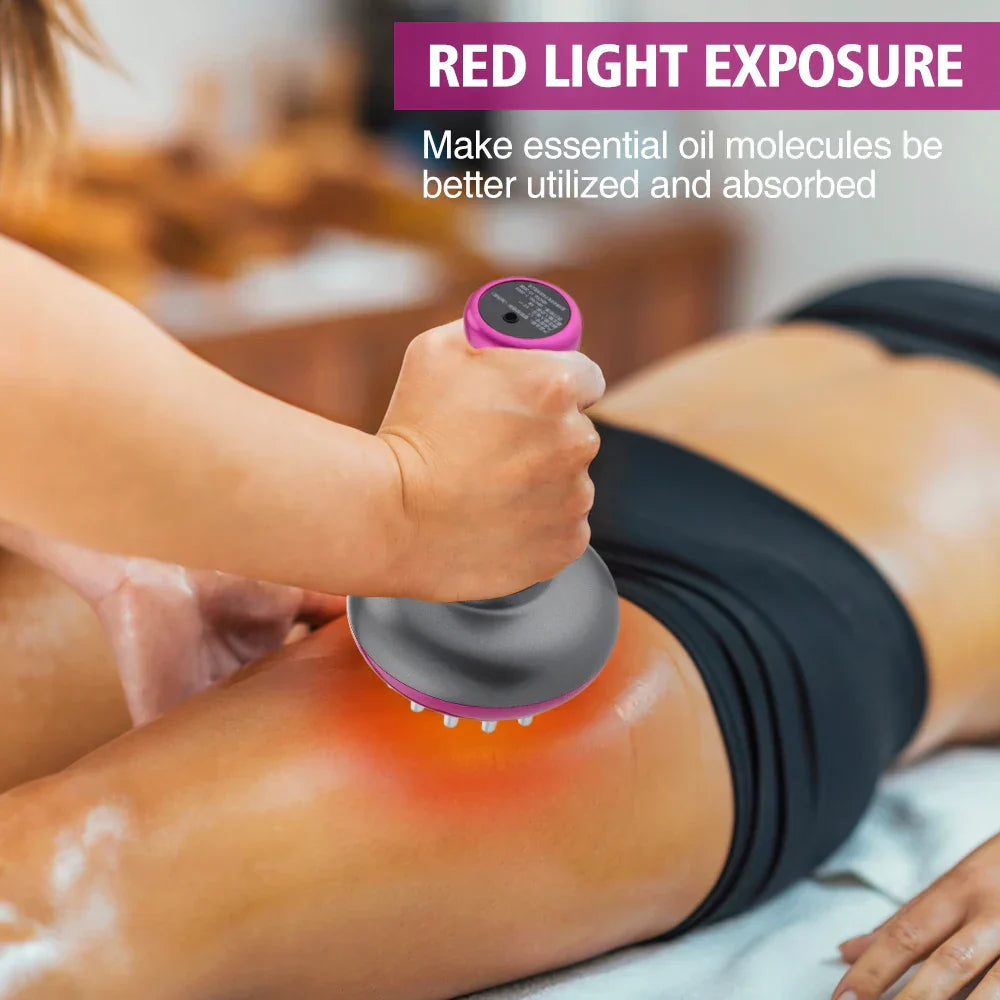 Rechargeable Guasha Massager with Heat, Body Shaping, Lymphatic Detox, Fat Burning