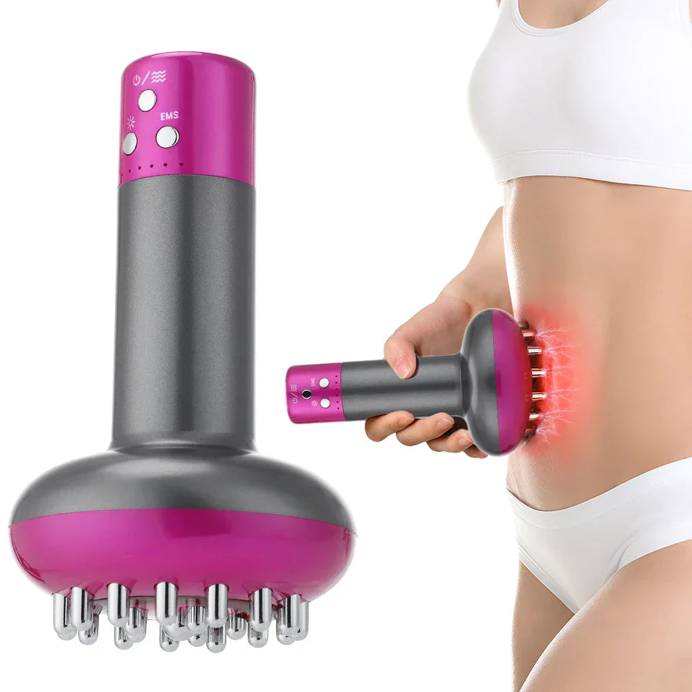 Rechargeable Guasha Massager with Heat, Body Shaping, Lymphatic Detox, Fat Burning