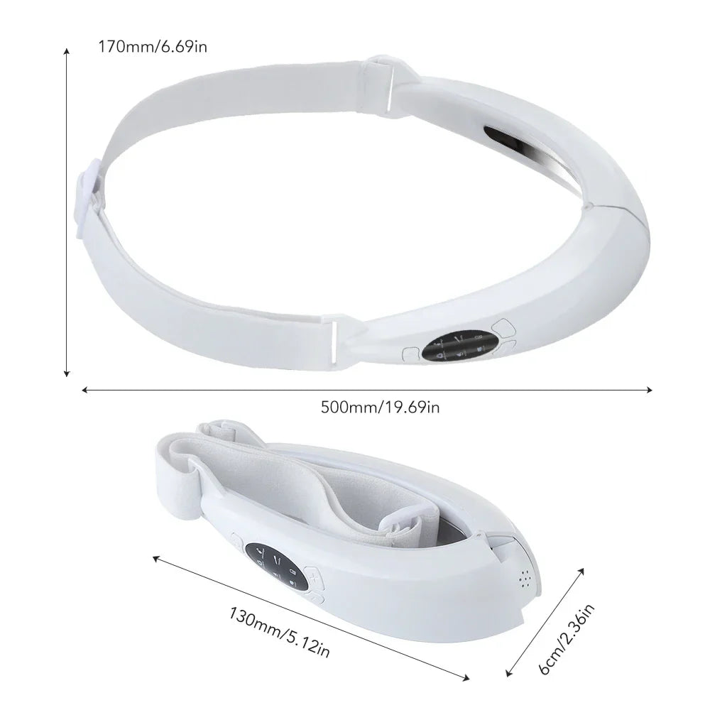 Rechargeable V Face Massager, Portable Facial Device with LED Display, 5 Modes