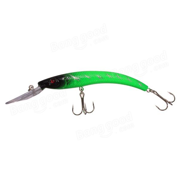 Bass Fishing Lures Diving Crankbaits Minnow Treble Hooks Baits 15.5cm