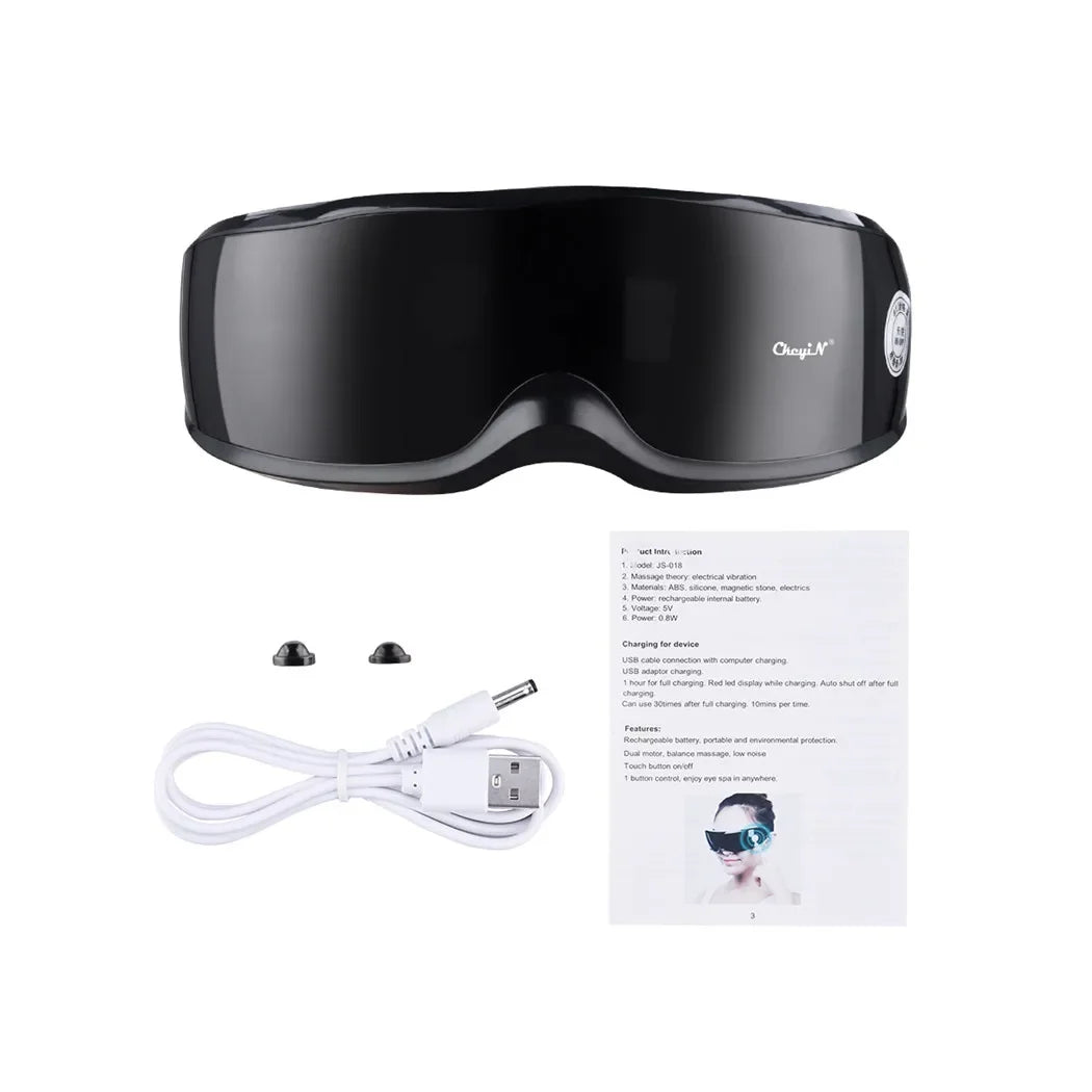 Smart Eye Massager with Magnetic Therapy, 9 Modes, Vibrator, Relieves Fatigue, Eyeball Massage Instrument