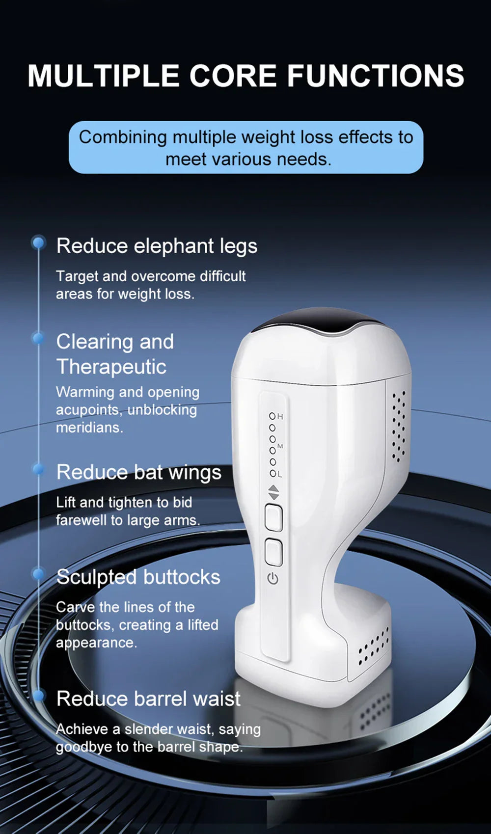 Ultrasonic Cavitation Machine 40k - Body Slimming, Fat Burning, Belly Fat Removal, Anti Cellulite