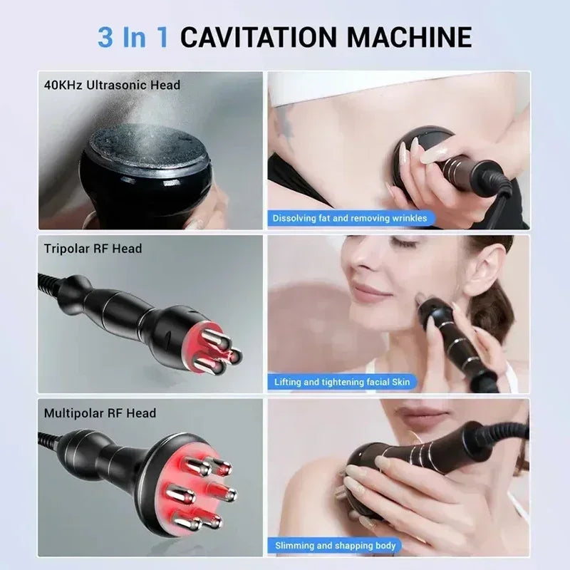 Ultrasonic Cavitation RF Machine for Body Slimming, Skin Tightening & Weight Loss