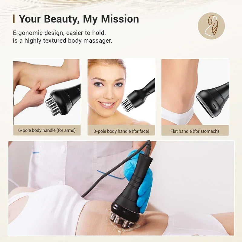 Ultrasonic Cavitation RF Machine for Body Slimming, Skin Tightening & Weight Loss