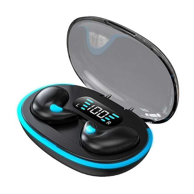 Digital Display TWS Bluetooth Earphones Invisible Mini Sleep Wireless Bluetooth Earphones For Side Sleeping Dedicated Noise Cancelling Earphones
