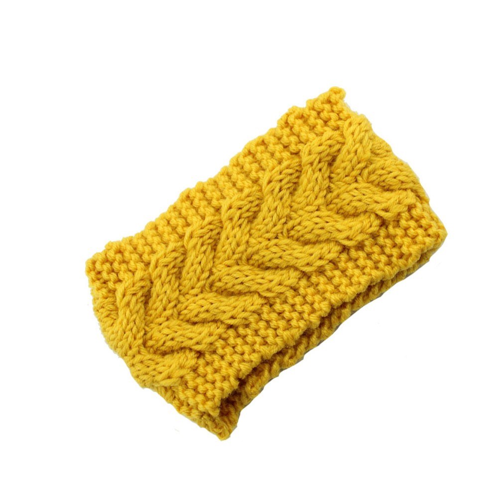 Winter Fashion Women Knitted Turban Headbands Warm Crochet Headwrap Wide Ear Warmer