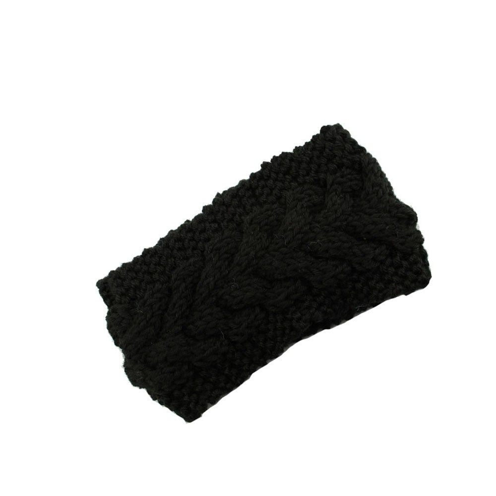 Winter Fashion Women Knitted Turban Headbands Warm Crochet Headwrap Wide Ear Warmer