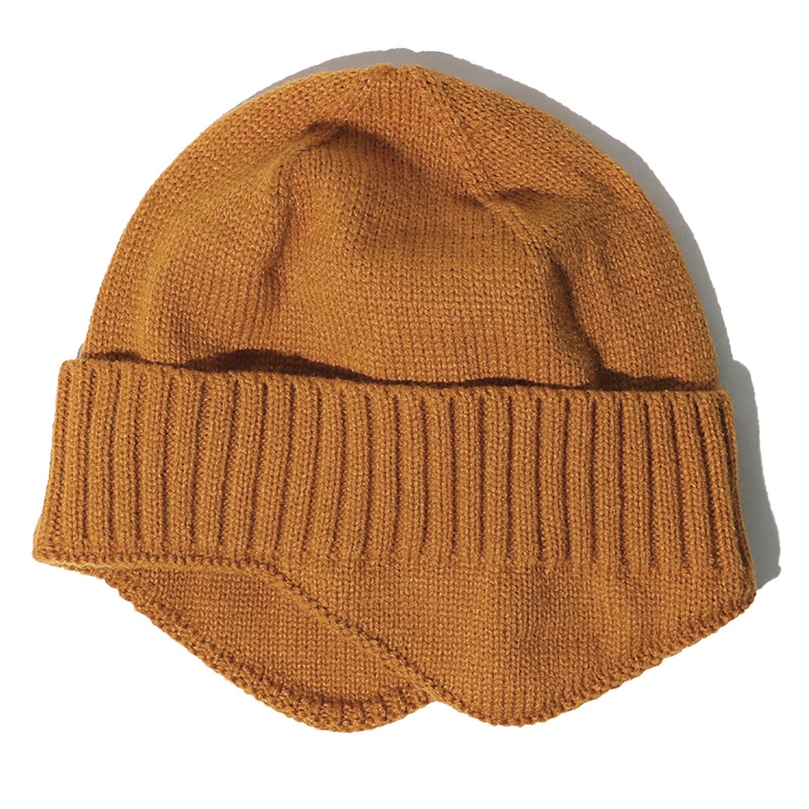 Men Women Winter Knitted Hat Warm Fleece Earflaps Windproof Outdoor Sport Cycling Beanie Hat