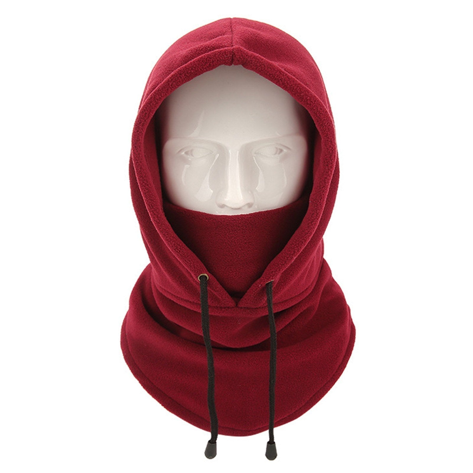 Winter Fleece Face Cover Windproof Ski Balaclava Warm Snow Hood for Motorcycling Skiing Ice Fishing Camping