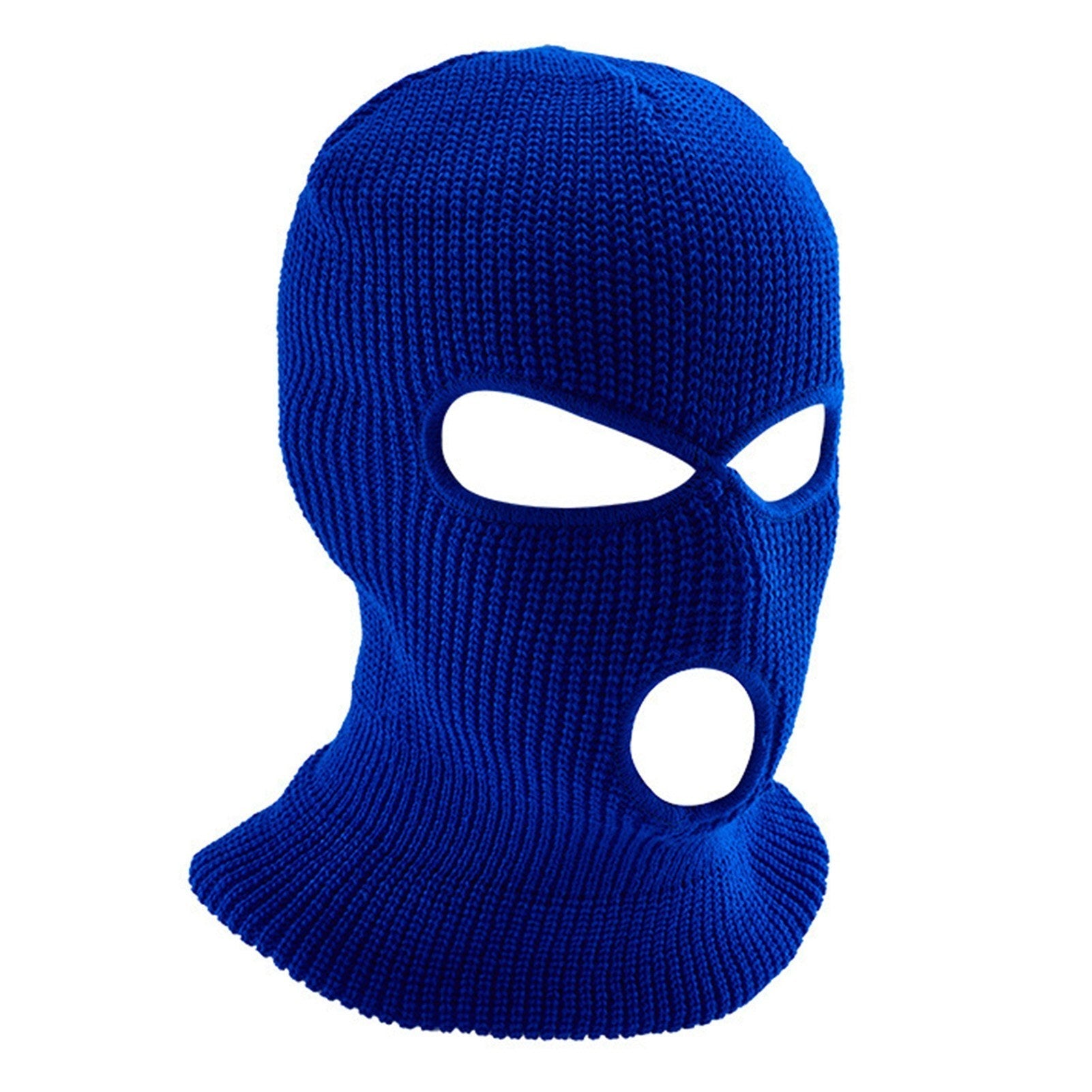 Thermal Face Mask Wind-proof 3 Hole Winter Knitted Cycling Mask Neck Warmer Motorcycle Under Helmet Lining Mask Caps Ultimate Thermal Retention Hat Full Face Cover Ski Mask