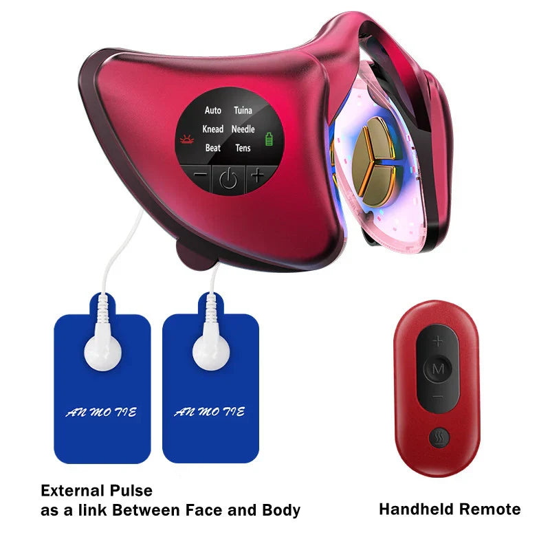 V-Shaped Facial Massager, Lift & Tighten Muscles, Mandibular Weight Loss, Face Care Phototherapy
