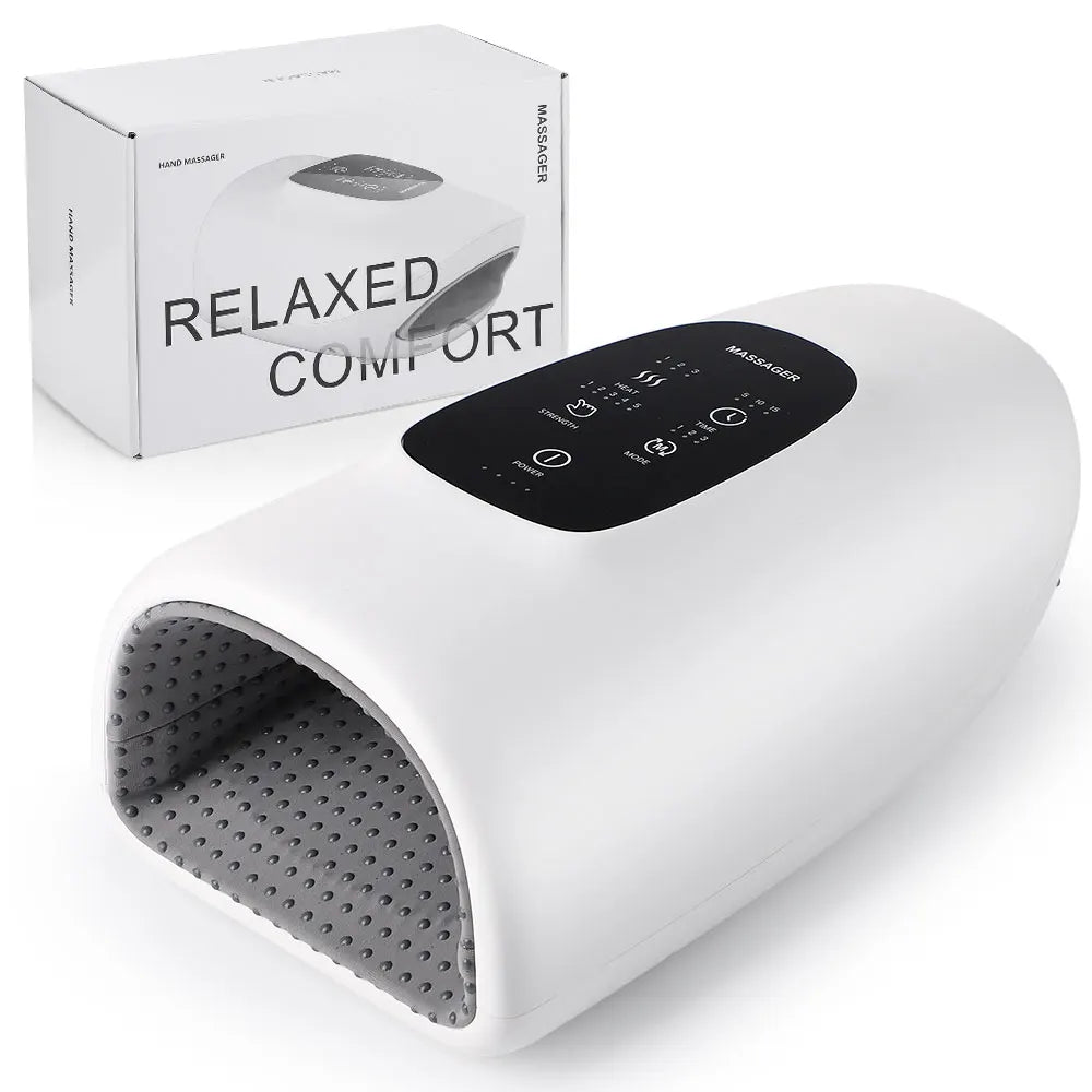 Wireless Electric Hand Massager with Air Compression, Hot Compress for Arthritis and Muscle Relaxation