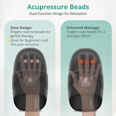 Wireless Electric Hand Massager with Air Compression, Hot Compress for Arthritis and Muscle Relaxation