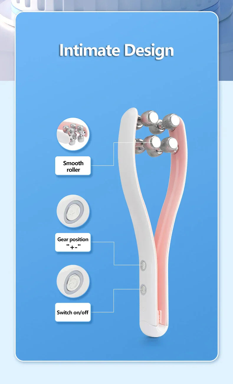 Y-Shape Face Lifting Roller, Facial Massager for Chin Lift, Skin Care Beauty Tool for Home Use