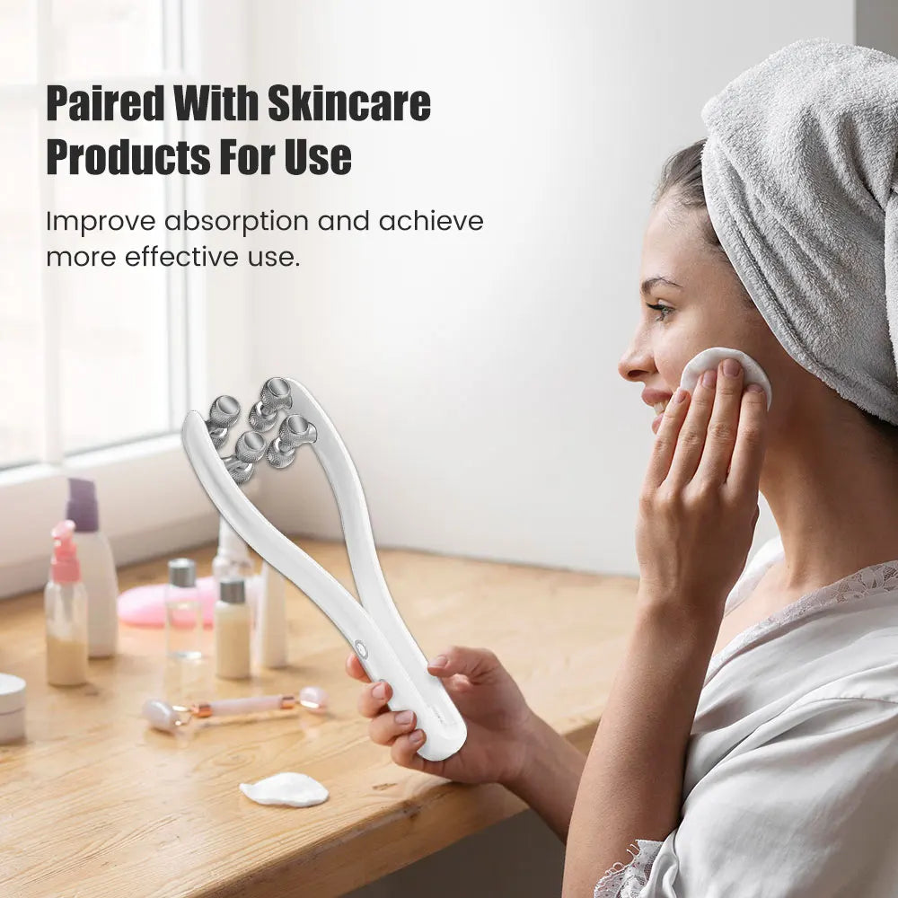 Y-Shape Facial Roller, Face Lifting & Anti Double Chin Massager, Full Body Skin Care Beauty Tool