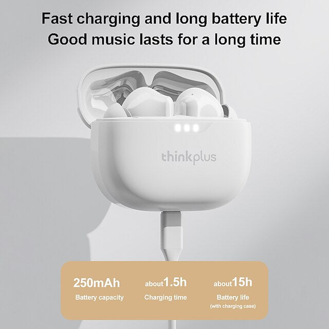 TWS Earphones Wireless Bluetooth 5.2 Earbuds HIFI Sound Noise Reduction HD Call Low Latency Headphones