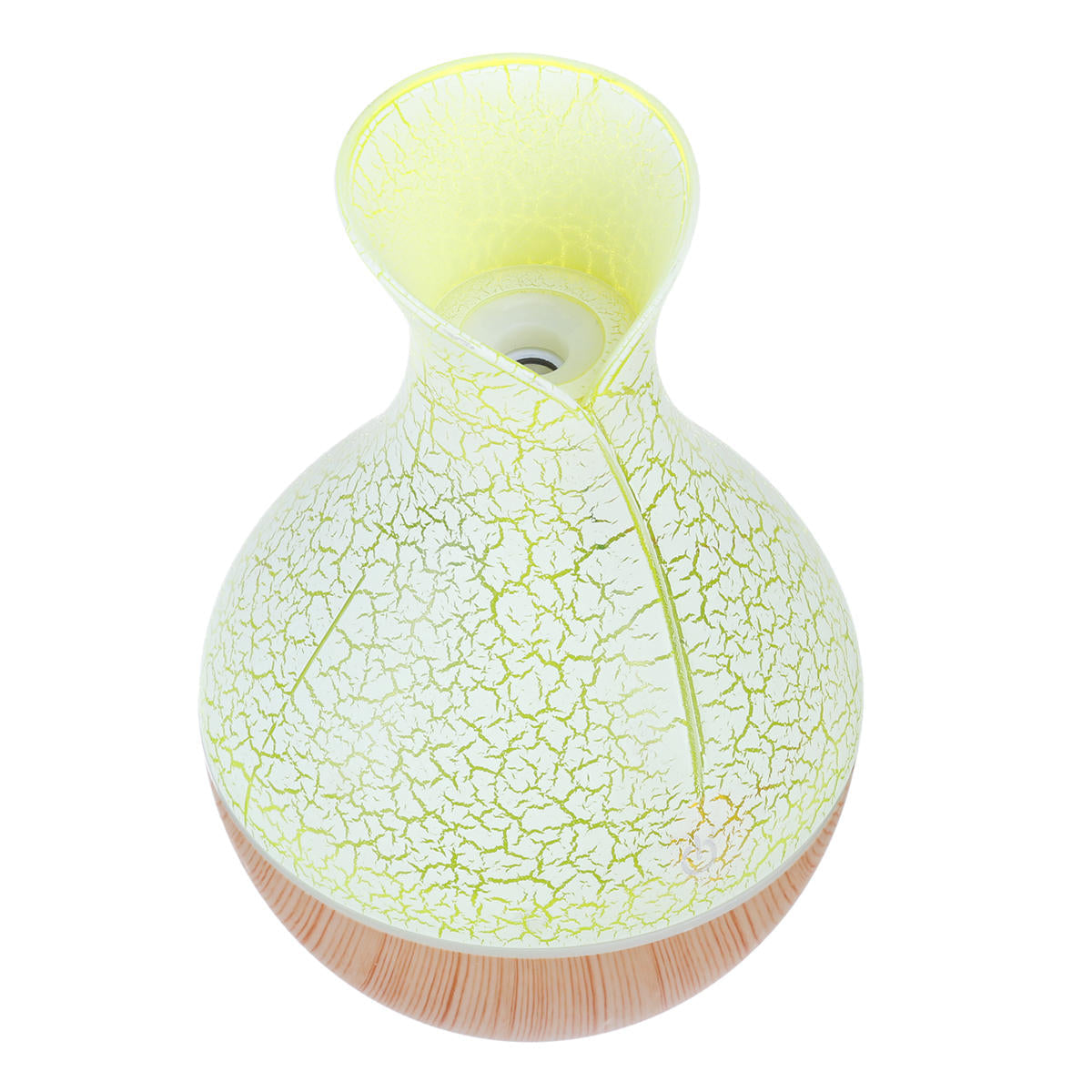 130ml LED USB Mini Vase Ultrasonic Air Humidifier Low Noise Aromatherapy Diffuser Mist Maker with 7 Colors Light