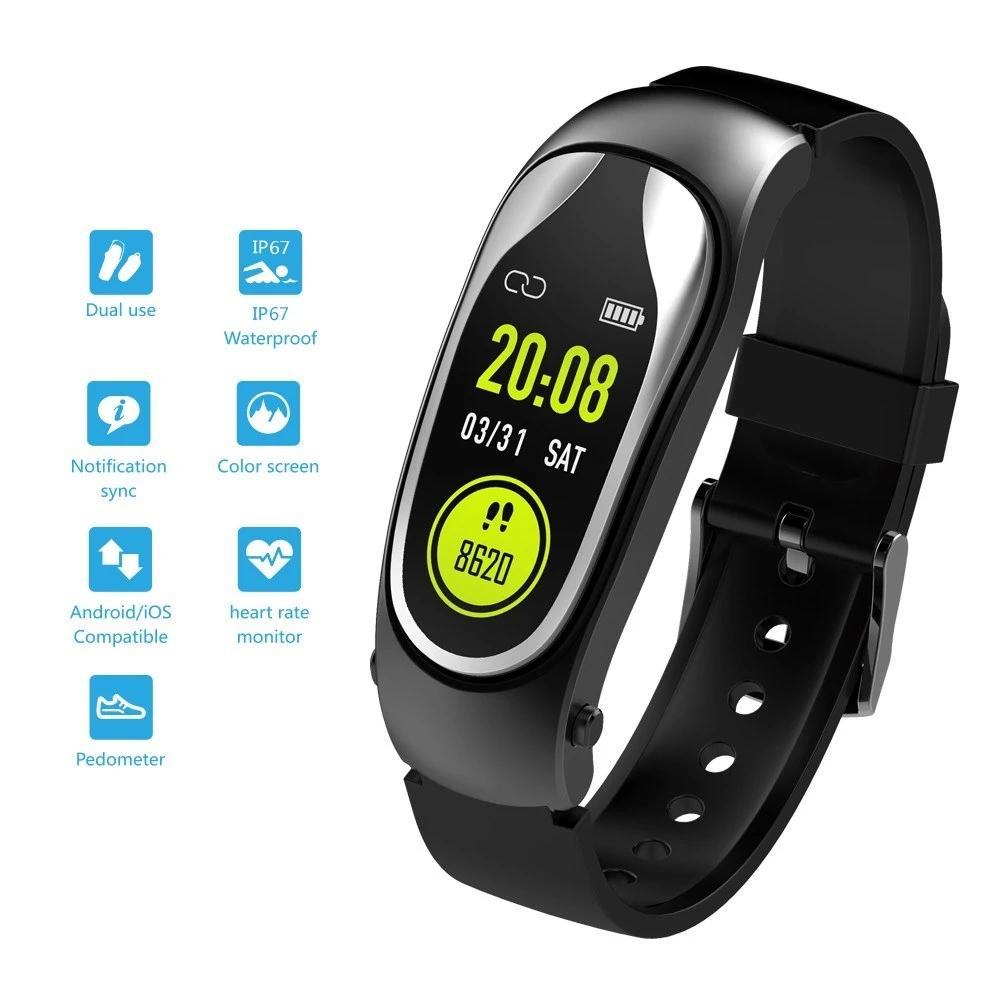 Smart Watch Smart Bracelet Wristband with Headset Activity