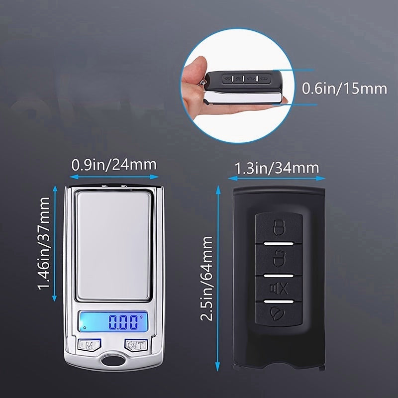 1pc Mini Portable Electronic Digital Scale LCD Backlit Display