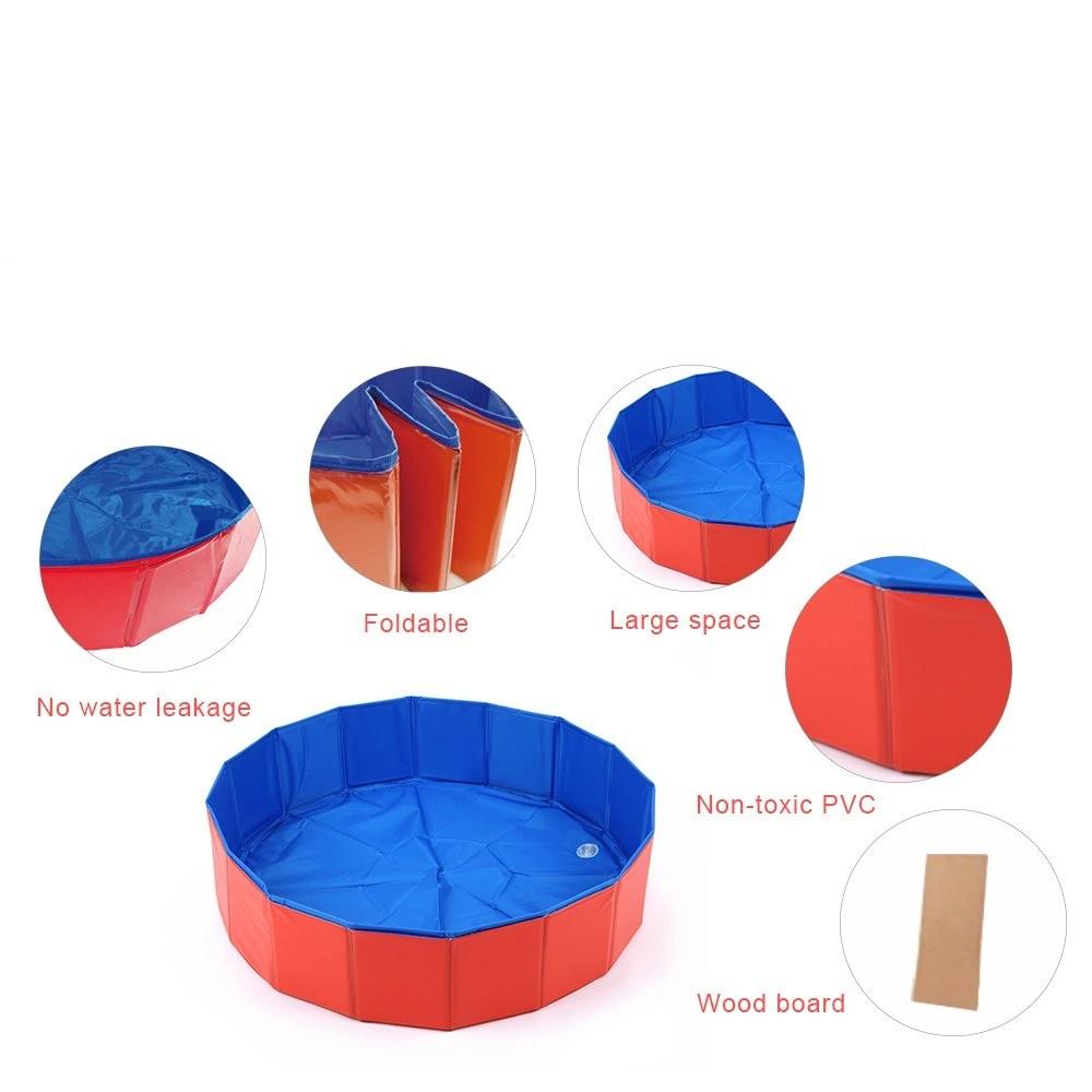 Foldable Pet Bath Pool -Collapsible Dog Pool Pet Bathing Tub Pool for Dogs Cats