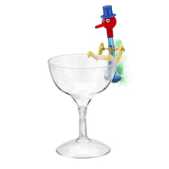 Novelty Dippy Drinking Bird With Plastic Glass