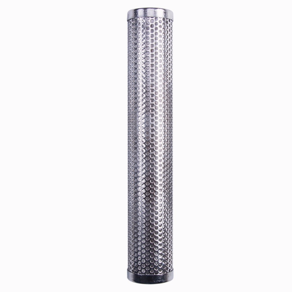 BBQ Stainless Steel Perforated Mesh Smoker Tube Filter Gadget Hot Cold Smoking - JustgreenBox