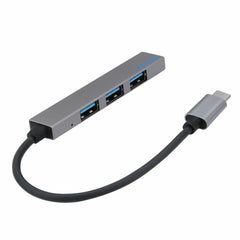 4 Port USB C HUB Charging Docking Station Fast Transfer, Charging Adapter With 4 * USB 2.0