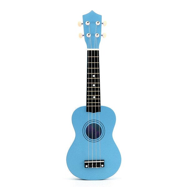 21 Inch Acoustic Soprano 4 String Mini Basswood Ukulele Musical Instrument Toy