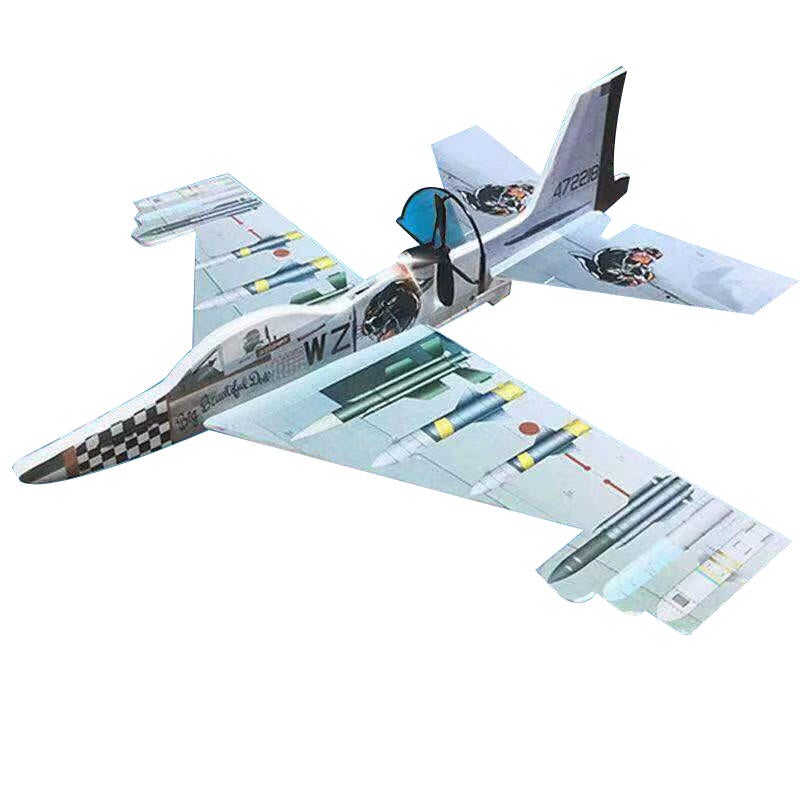 Electric EPP Foam Hand Throwing Aircraft USB Charging Rotary Plane Model Toy