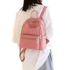 New Designer Nylon Backpack Teenager Students Solid Color Mochila High School Bag Women Travel Girls Shoulder