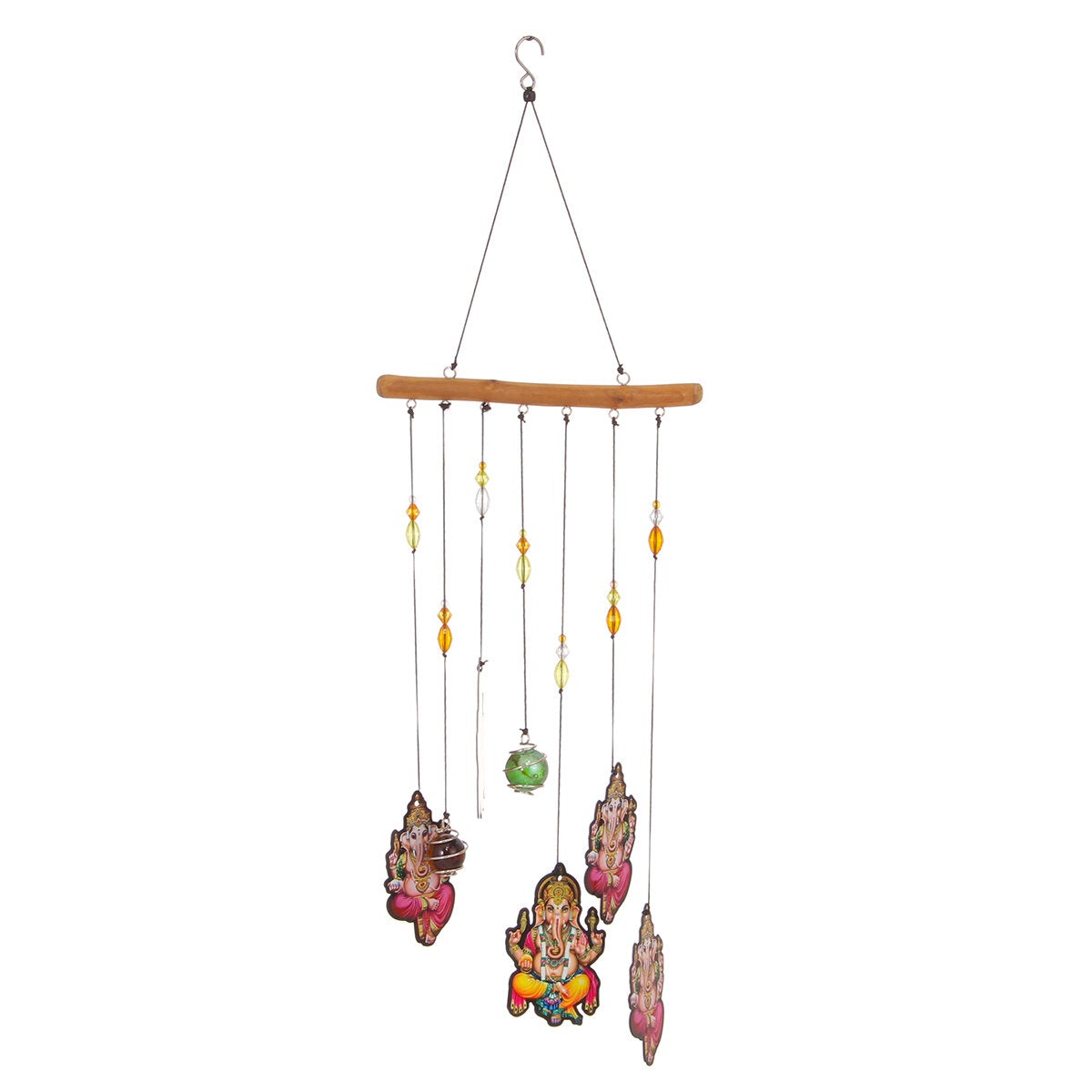 Wind Chime Wooden Creative Alloy Sheet 60cm Printing
