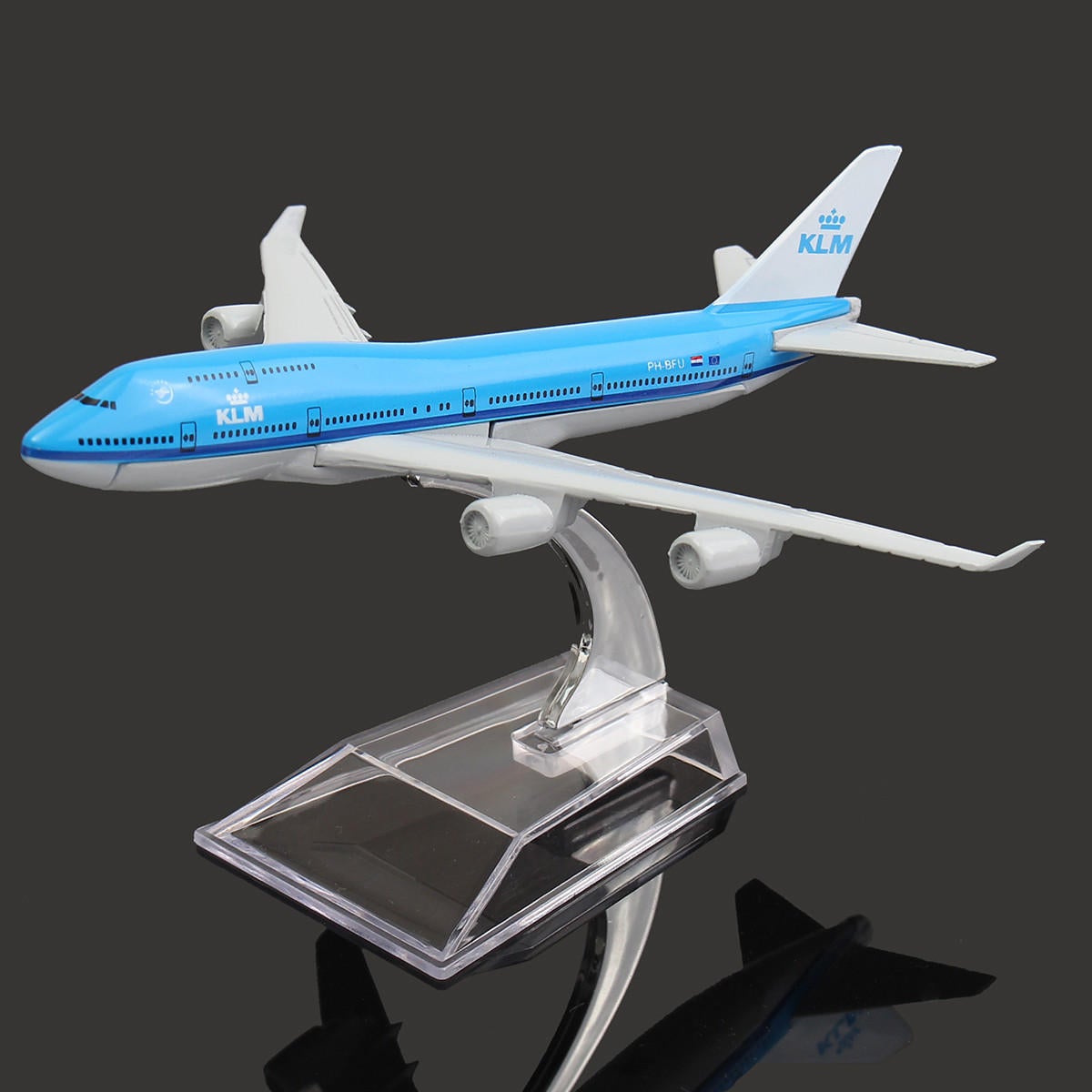 NEW 16cm Airplane Metal Plane Model Aircraft B747 KLM Aeroplane Scale Airplane Desk Toy