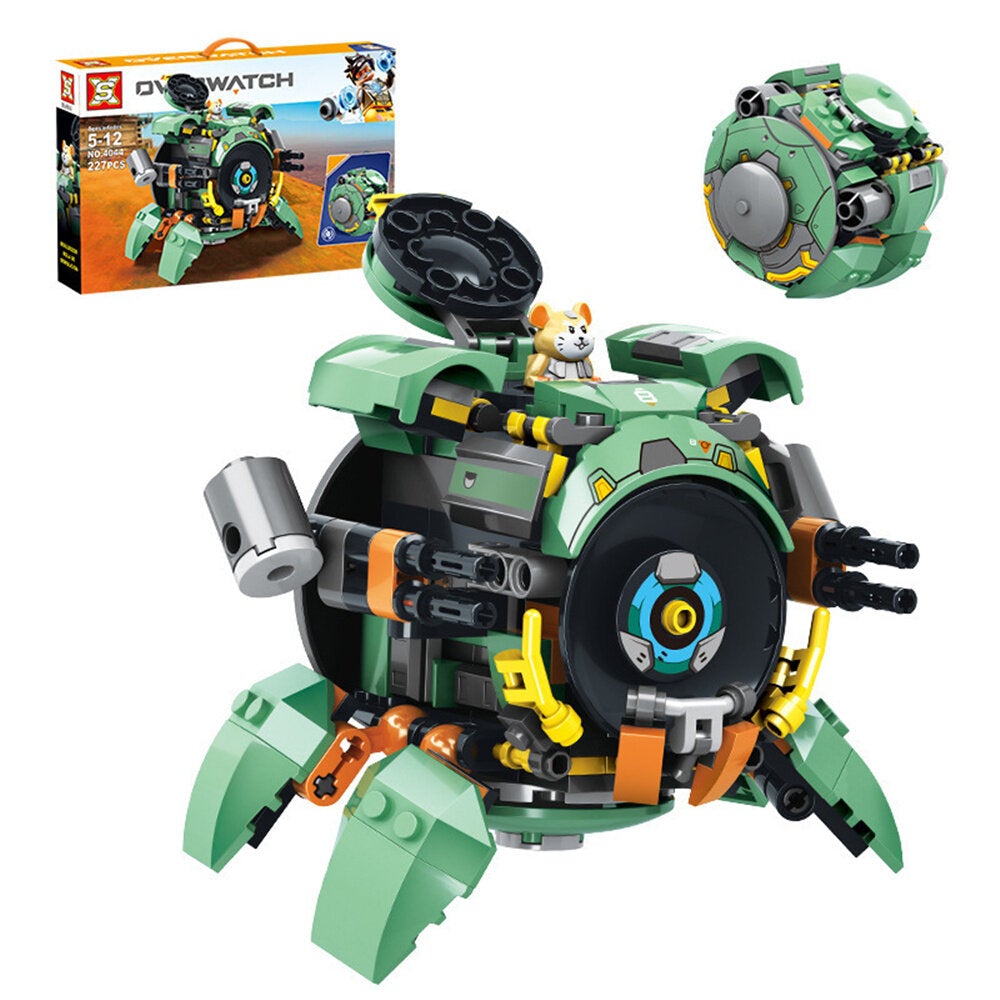 228Pcs Wrecking Ball Game Building Blocks Robot Animal Figures Bricks Toys Children