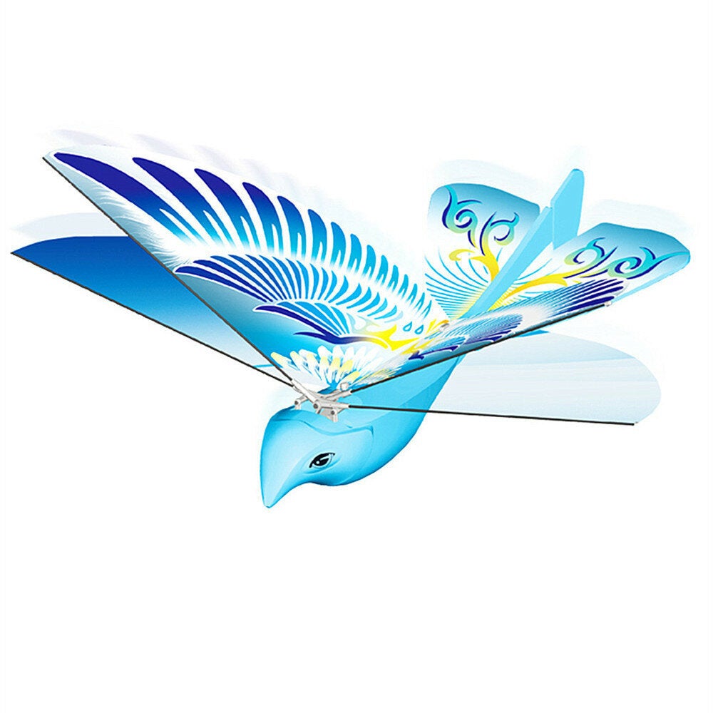 22CM Simulation Birds Assembly Flapping Wing Flight DIY Model Upgraded Electric Aircraft Plane Toy