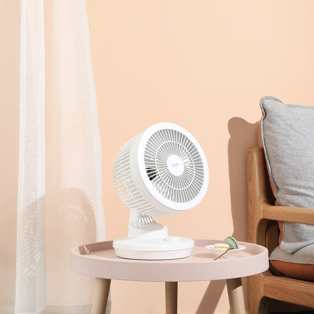 Air Circulation Fan 3D Circulation Desktop Fan 120Large Wide Angle Shaking 3 Gear Natural Wind Low Noise for Bedroom Office Home 220V