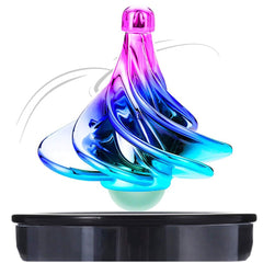 Pneumatic Gyro Colorful Wind Blowing Spinning Top Decompression Toy for Kids Party Gift