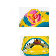 Portable Inflatable Circle Baby Float Seat Kids Swimming with Sunshade Pool Accessories