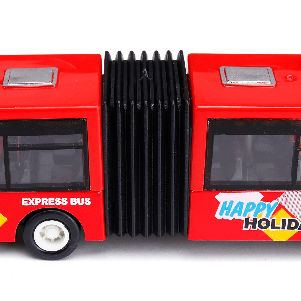 Blue/Red/Green 1:64 18cm Baby Pull Back Shuttle Bus Diecast Model Vehicle Kids Toy