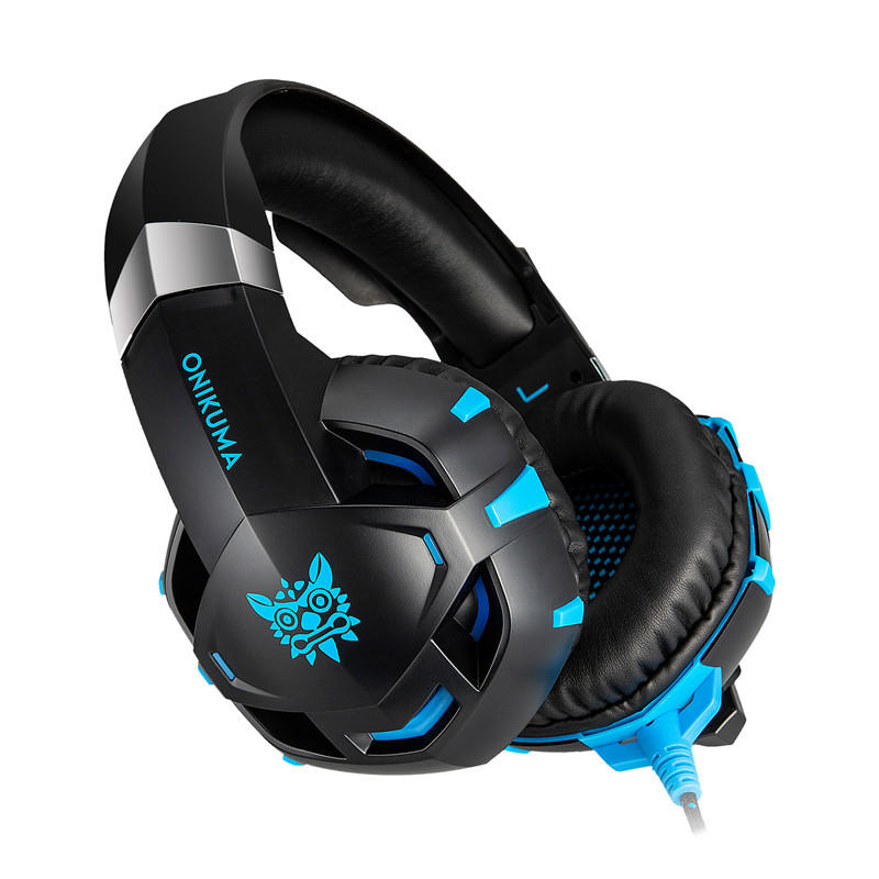 Gaming 3.5mm Wired Headset Noise Canceling for Lighting PS4 Gaming Computer Headphone With Mic