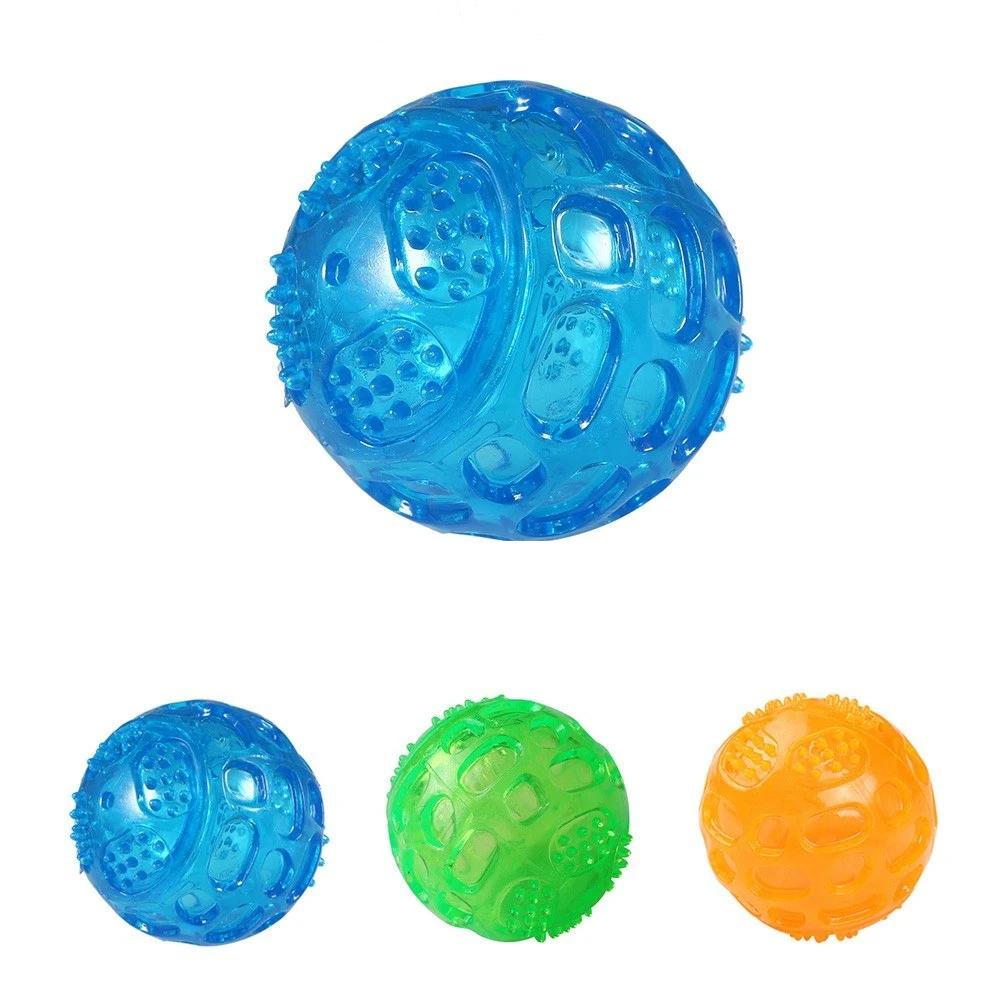 Durable Squeak Ball Dog Toy Balls Funny Dog Toys for Dogs Puppies Teething Chew