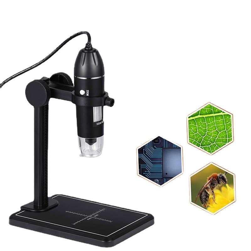 1600X Connection Medical Beauty Industry USB Digital Microscope with LED Magnifier