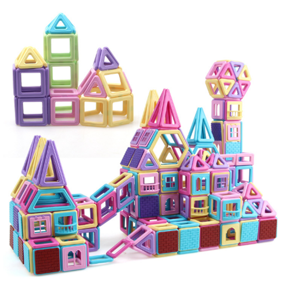 Magnetic Blocks Building Toys For Boys Girls Magnet Tiles Kits Kid Indoor
