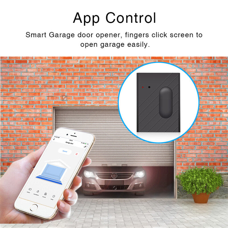 WiFi Garage Door Controller WiFi Garage Door Opener Smart Switch Compatible With Tuya APP Alexa Google Home