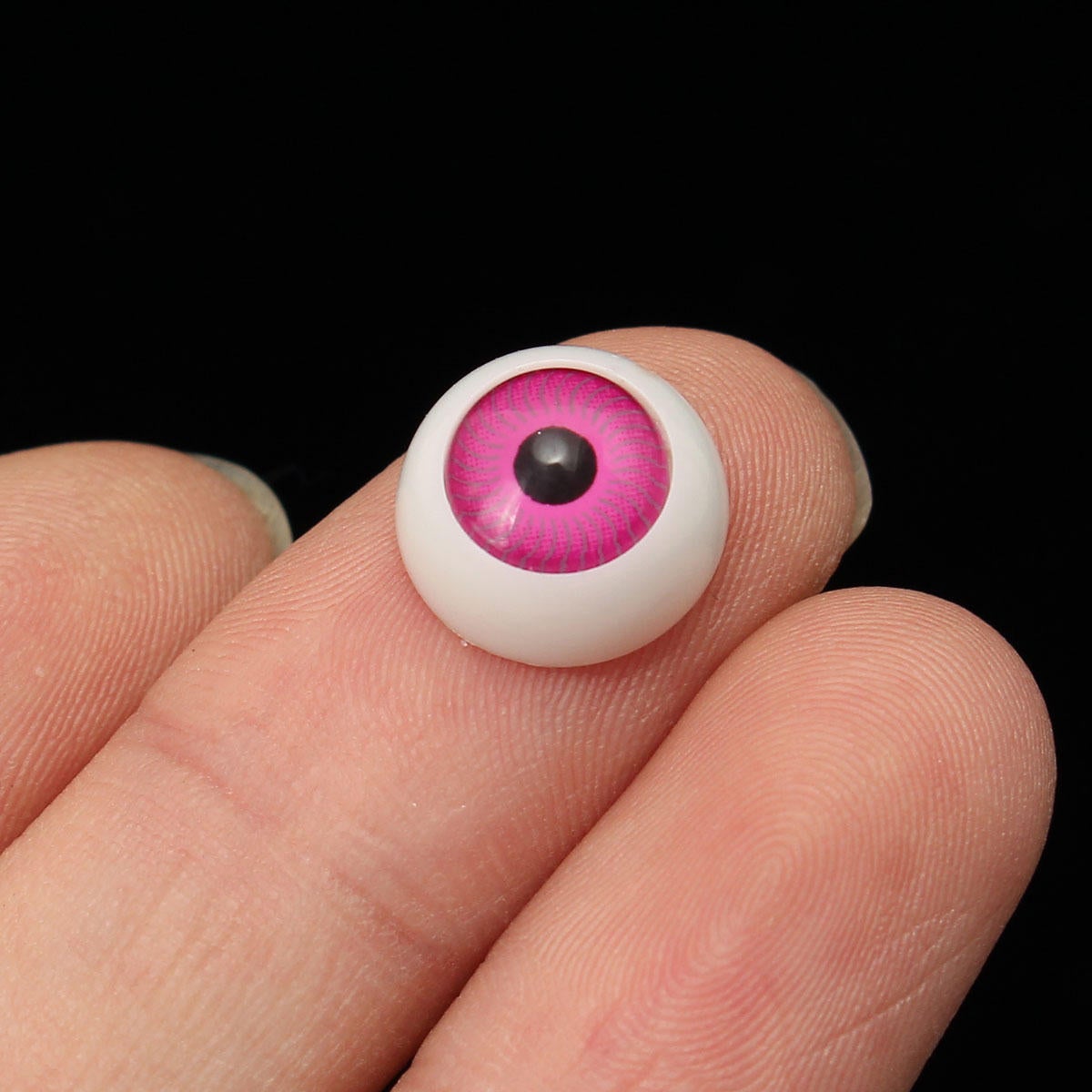 100pcs/box 12mm Doll Eyeballs Half Round Acrylic Eyes for DIY Doll Bear Crafts Toys