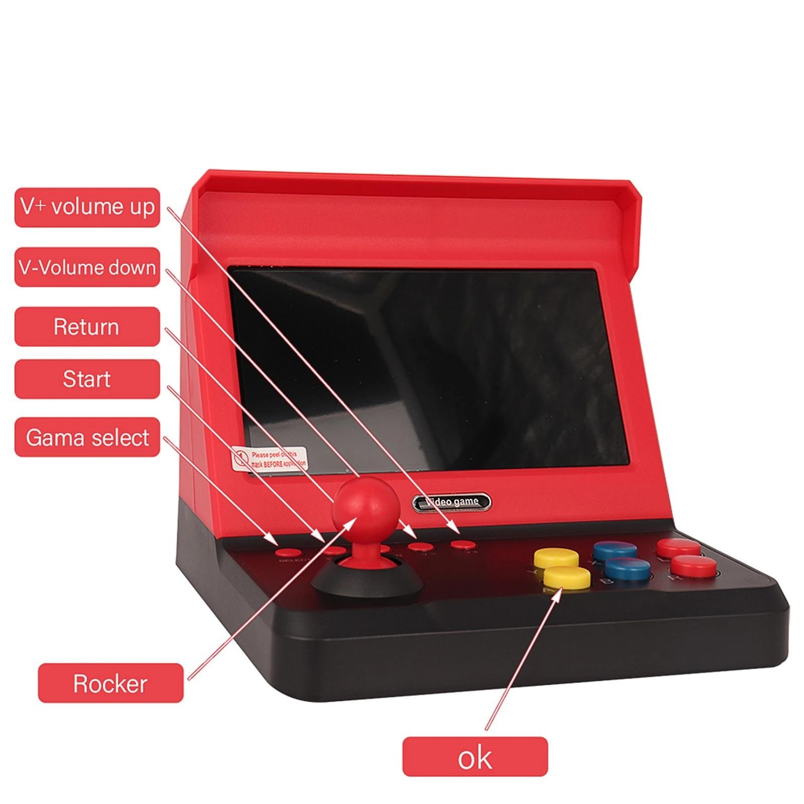 7-inch Mini Game Console Double Nostalgic Arcade Home Joystick