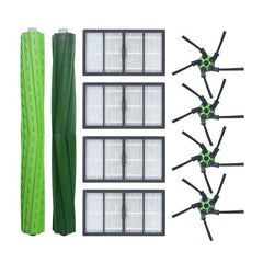 10PCs Replacements for iRobot Roomba S9 S9+ Vacuum Cleaner Parts Accessories Main Brushes*2 Side Brushes*4 HEPA Filters*4