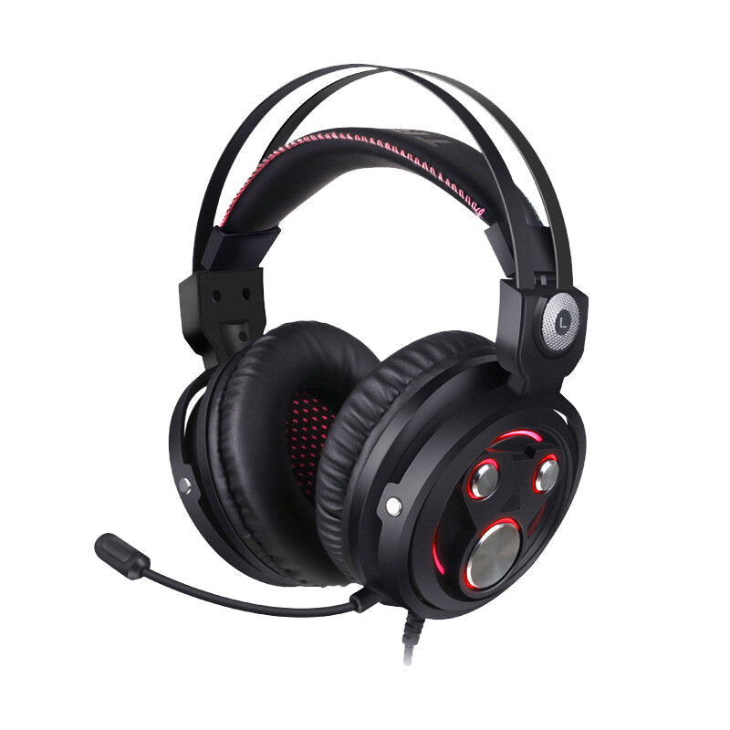 7.1 Vibrating Sound Wired Gaming Headset 3.5mm USB Port Music Headphone for E-Sport PC XBox PS4