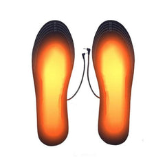 1 Pair Winter USB Heated Insoles Electric Heating Warm Sliceable Carbon Fiber Heating Insole