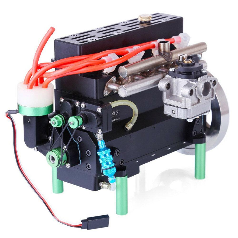 Four Cylinder Gasoline Engine Inline Model 32cc Water-cooled For DIY RC Car & Ship